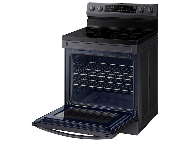 Samsung NE63A6311SG 6.3 cu. ft. Smart Freestanding Electric Range with Rapid Boil™ & Self Clean in Black Stainless Steel