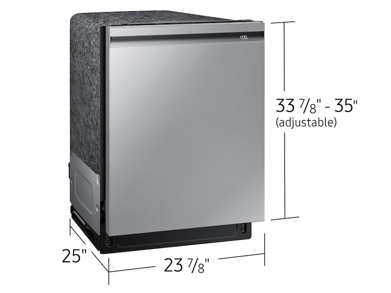 Samsung DW80B6060US Smart 44dBA Dishwasher with StormWash+™ in Stainless Steel