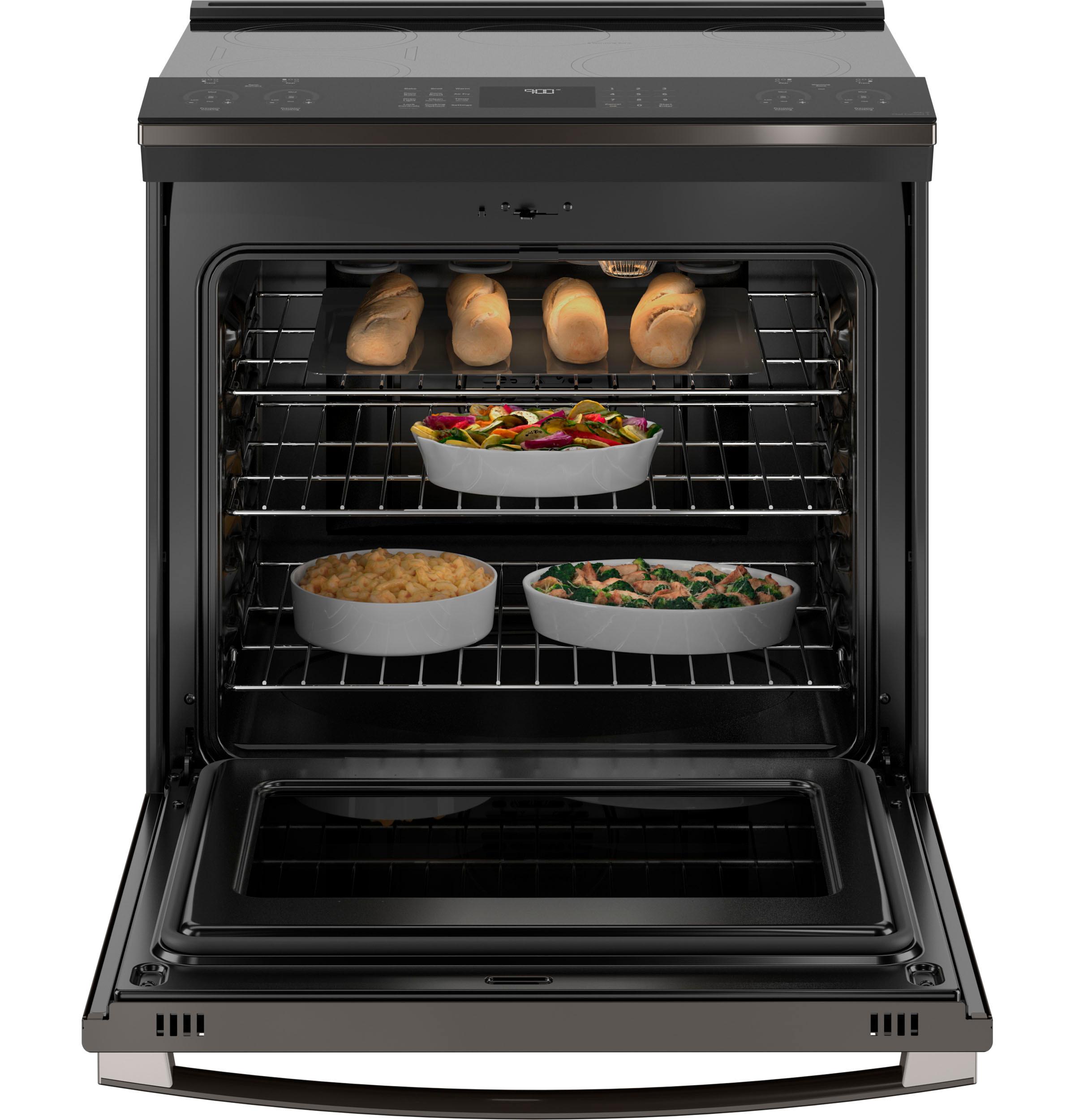 GE Profile™ 30" Smart Slide-In Front-Control Induction and Convection Range with No Preheat Air Fry