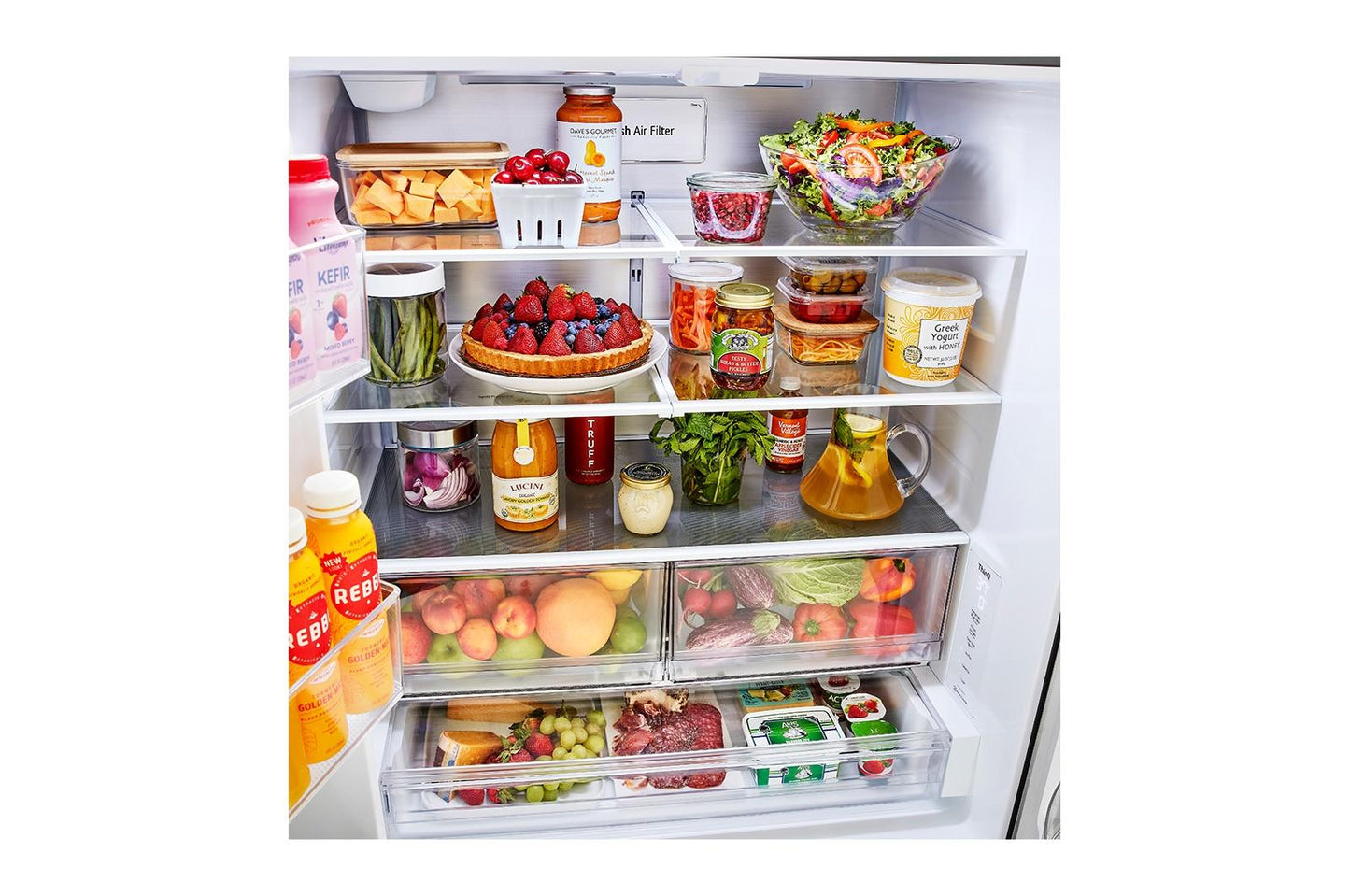 27 cu. ft. Smart InstaView® Counter-Depth Max French Door Refrigerator