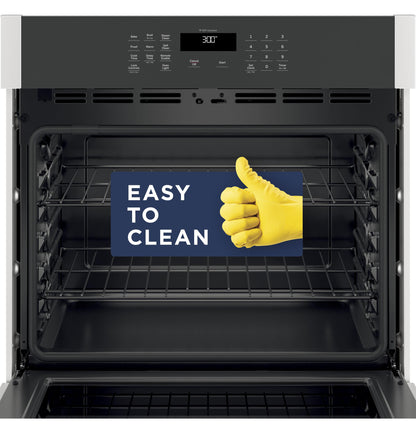 JTS3000SNSS GE® 30" Smart Built-In Self-Clean Single Wall Oven with Never-Scrub Racks