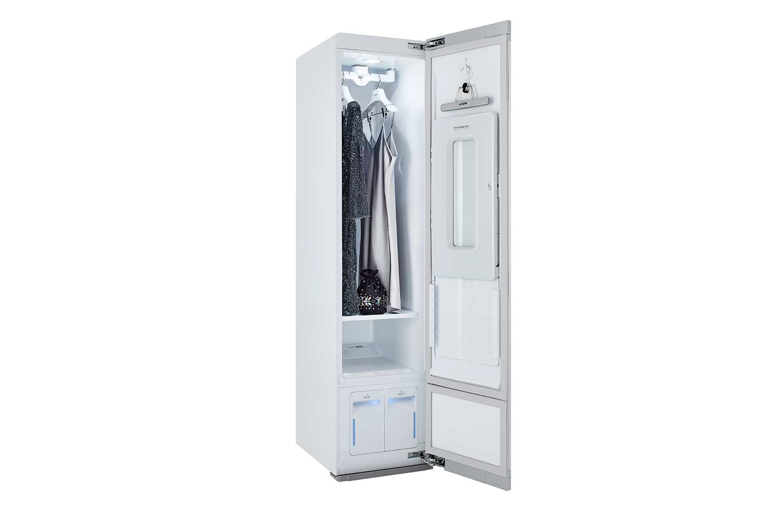 LG Styler® Smart wi-fi Enabled Steam Closet with TrueSteam® Technology and Exclusive Moving Hangers