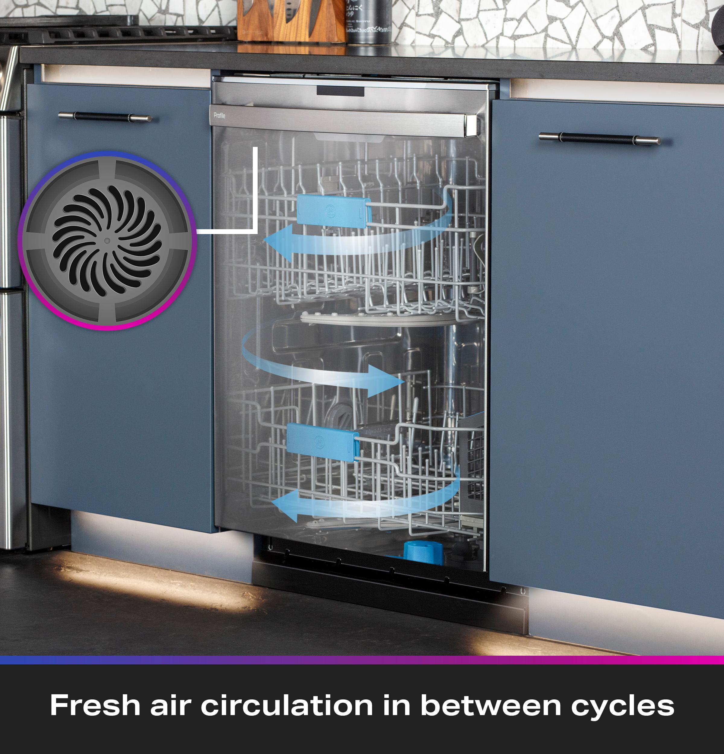 GE Profile™ ENERGY STAR® UltraFresh System Dishwasher with Stainless Steel Interior