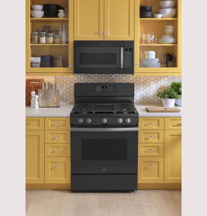 GE® 30" Free-Standing Gas Convection Range with No Preheat Air Fry