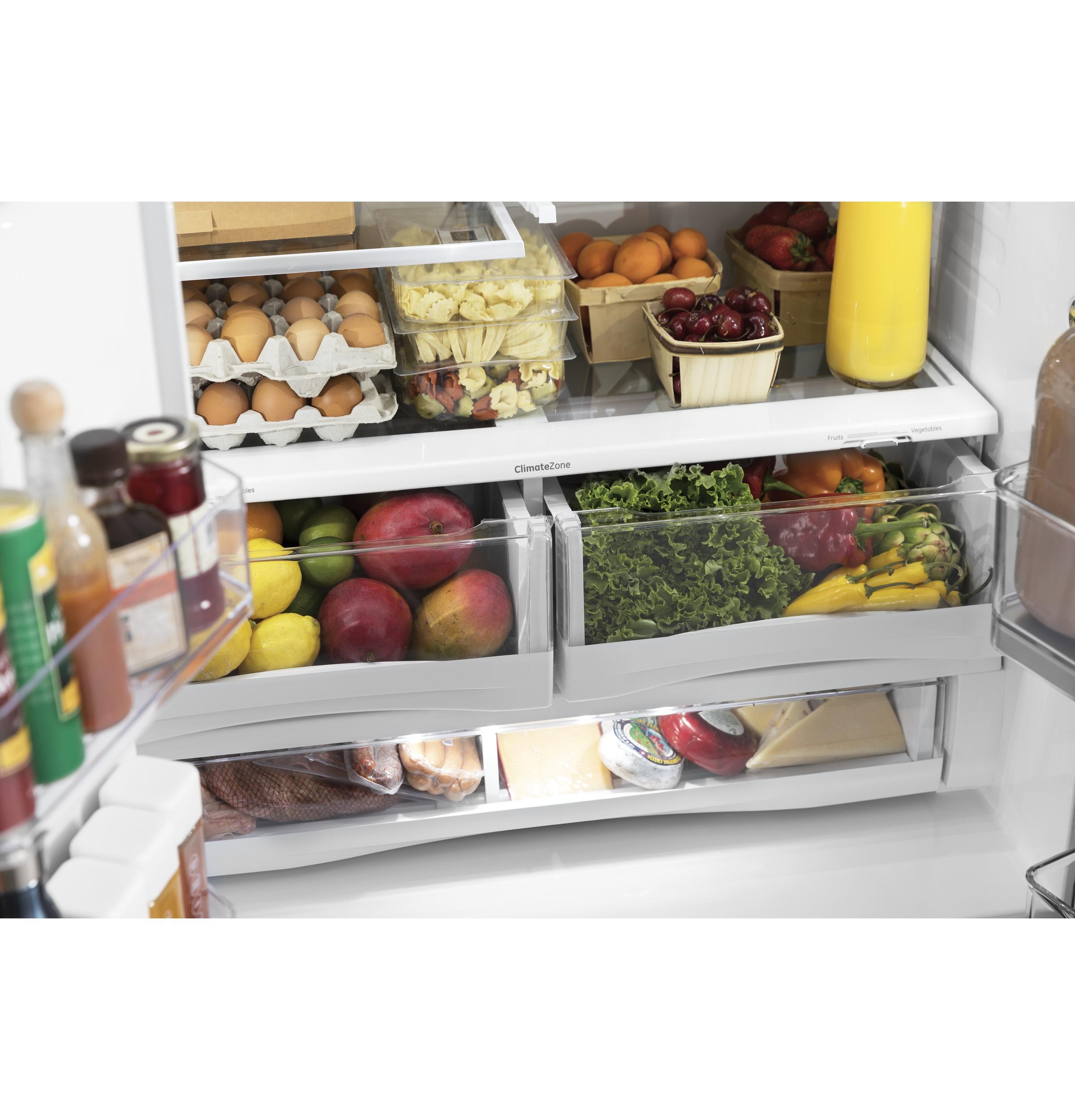 PFE28KBLTS GE Profile™ ENERGY STAR® 27.7 Cu. Ft. French-Door Refrigerator with Hands-Free AutoFill