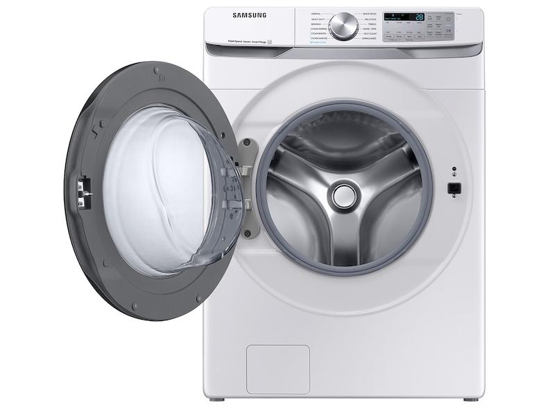 Samsung 4.5 cu. ft. Large Capacity Smart Front Load Washer with Super Speed Wash - White