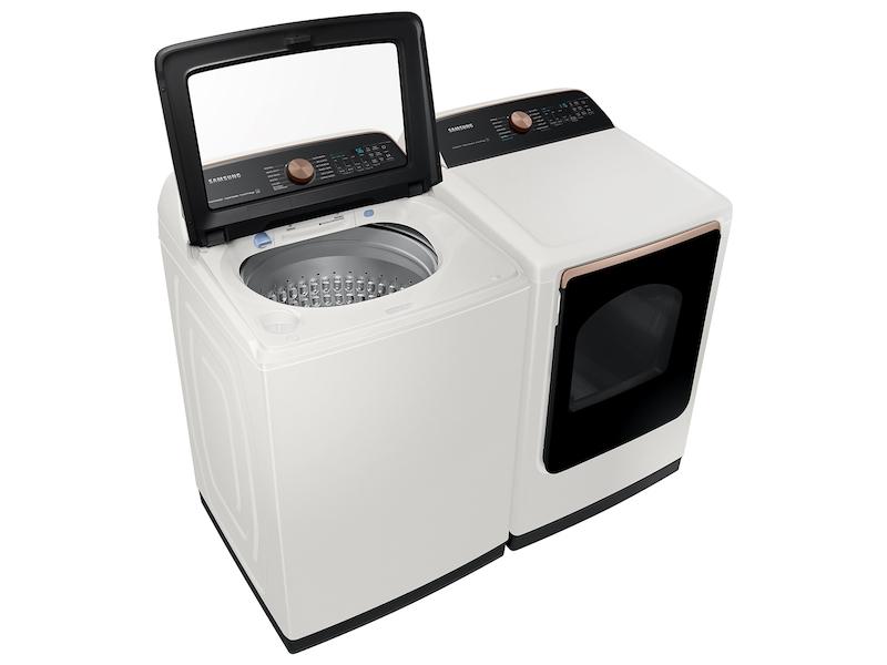 Samsung DVE55A7300E 7.4 cu. ft. Smart Electric Dryer with Steam Sanitize+ in Ivory