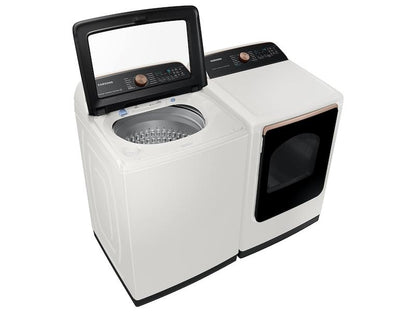Samsung DVE55A7300E 7.4 cu. ft. Smart Electric Dryer with Steam Sanitize+ in Ivory