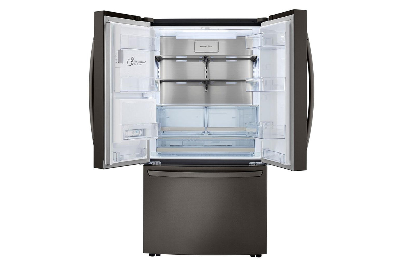 Lg LRFXC2416D 24 cu. ft. Smart Counter-Depth Refrigerator with Craft Ice™