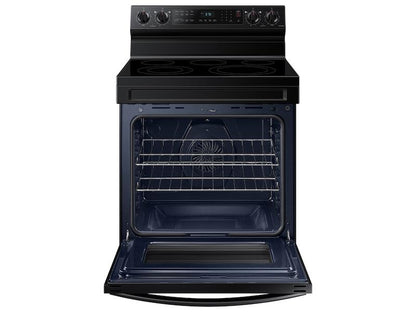 Samsung NE63A6511SB 6.3 cu. ft. Smart Freestanding Electric Range with No-Preheat Air Fry & Convection in Black
