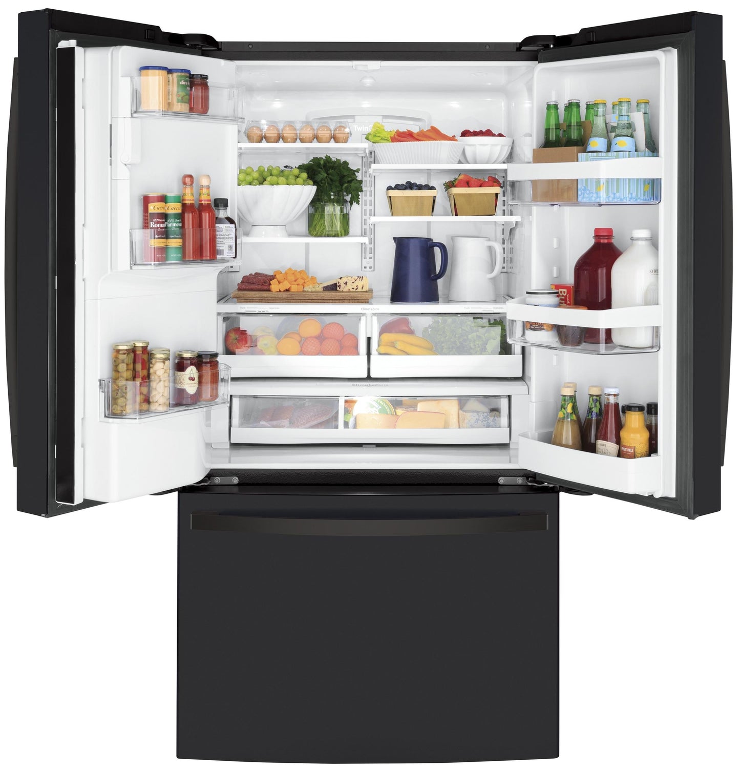 GYE22GENDS GE® ENERGY STAR® 22.1 Cu. Ft. Counter-Depth French-Door Refrigerator