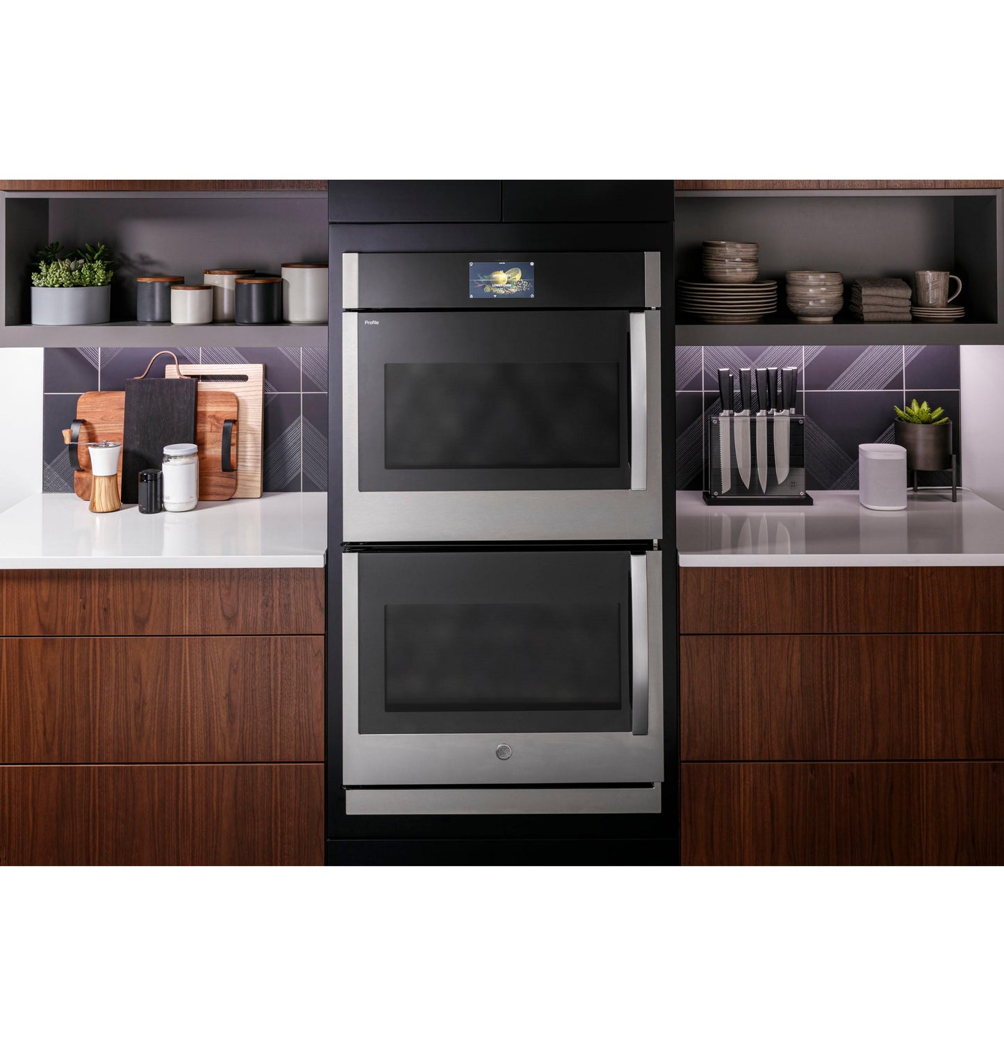 PTD700RSNSS GE Profile™ 30" Smart Built-In Convection Double Wall Oven with Right-Hand Side-Swing Doors