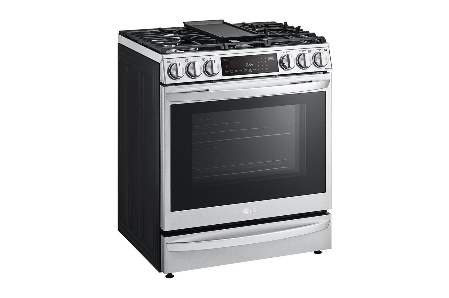 Lg LSGL6337F 6.3 cu. ft. Smart Gas Slide-in Range with InstaView® ProBake Convection®, Air Fry, and Air Sous Vide