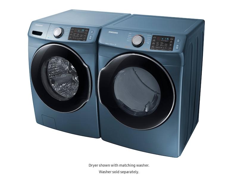 Samsung 7.5 cu. ft. Electric Dryer in Azure Blue