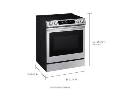 Samsung 6.3 cu ft. Smart Slide-in Electric Range with Smart Dial