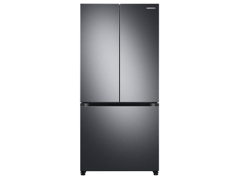 Samsung RF18A5101SG 18 cu. ft. Smart Counter Depth 3-Door French Door Refrigerator in Black Stainless Steel