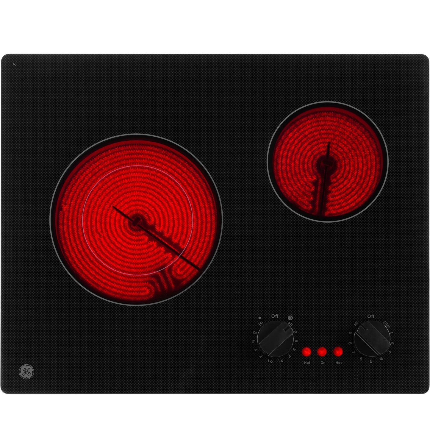 JP3021DPBB GE® 21" Electric Radiant Cooktop