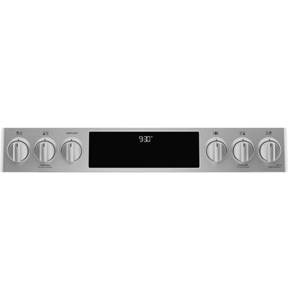 P2S930YPFS GE Profile™ 30" Smart Dual Fuel Slide-In Front-Control Fingerprint Resistant Range