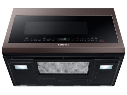 Bespoke Over-the-Range Microwave 2.1 cu. ft. with Sensor Cooking in Fingerprint Resistant Tuscan Stainless Steel