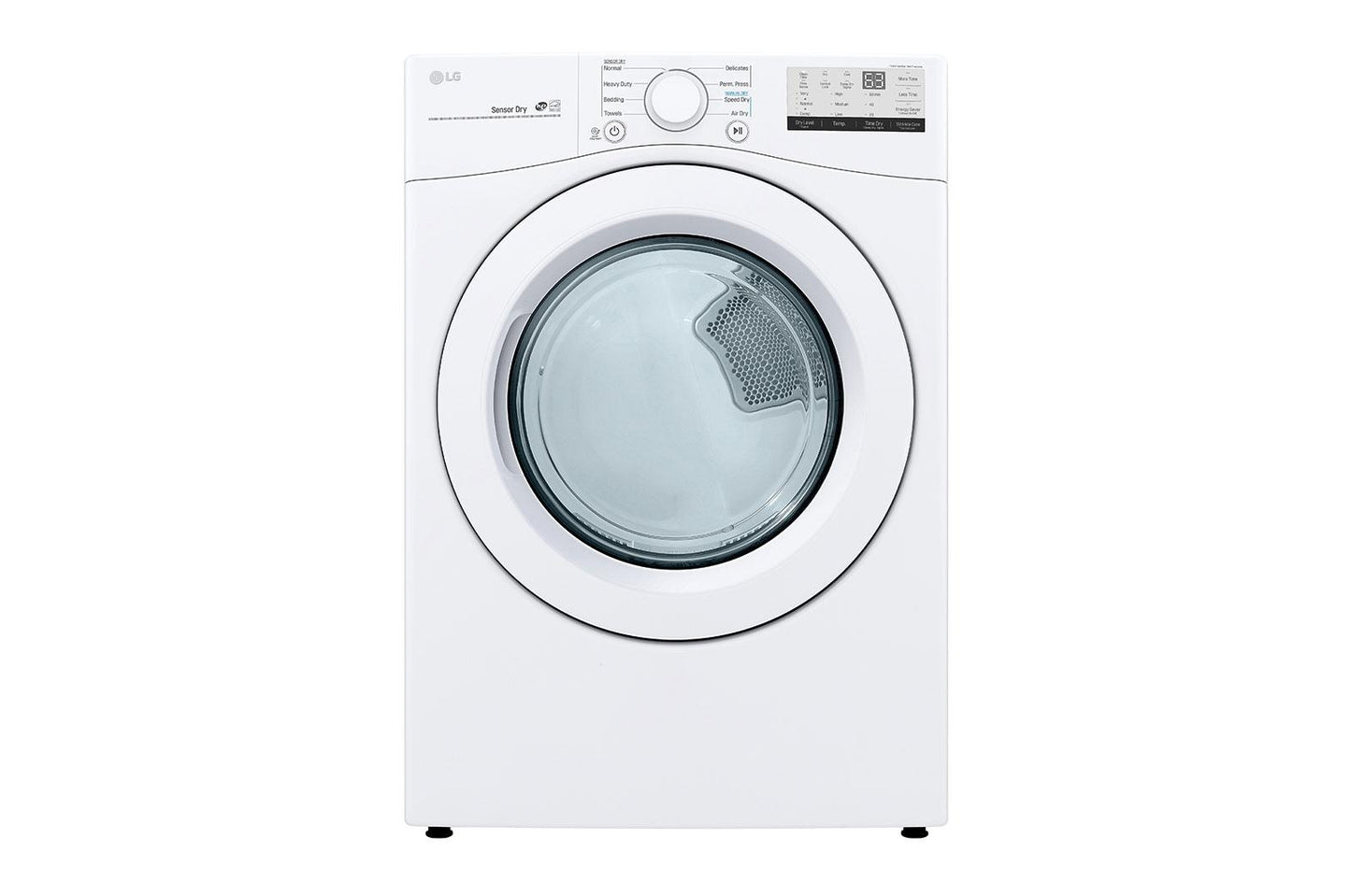 Lg DLE3400W 7.4 cu. ft. Large Capacity Electric Dryer - White