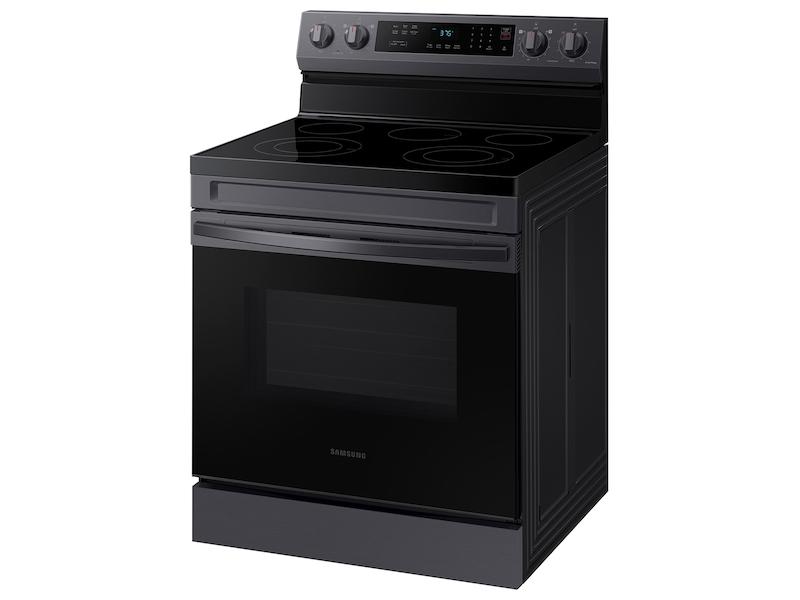 Samsung NE63A6311SG 6.3 cu. ft. Smart Freestanding Electric Range with Rapid Boil™ & Self Clean in Black Stainless Steel