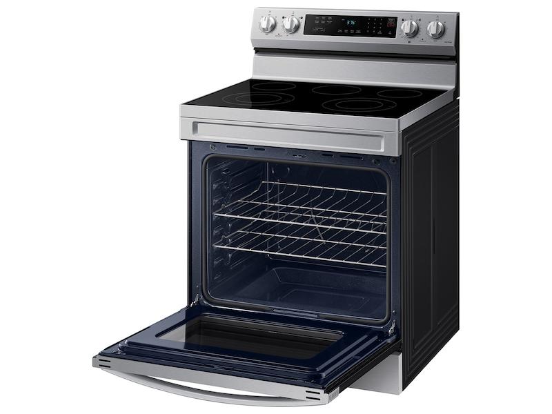 Samsung NE63A6311SS 6.3 cu. ft. Smart Freestanding Electric Range with Rapid Boil™ & Self Clean in Stainless Steel