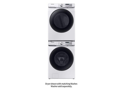 Samsung DVG50R8500W 7.5 cu. ft. Smart Gas Dryer with Steam Sanitize+ in White