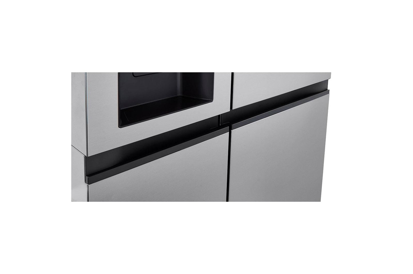 Lg LRSXC2306S 23 cu. ft. Side-by-Side Counter-Depth Refrigerator with Smooth Touch Dispenser