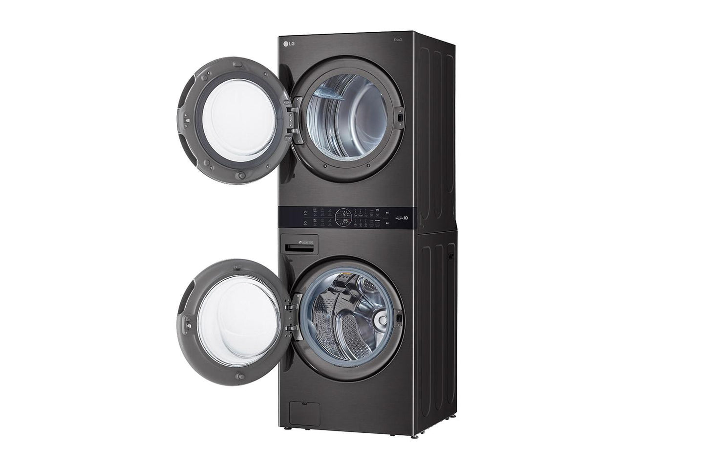 Lg WKGX201HBA Single Unit Front Load LG WashTower™ with Center Control™ 4.5 cu. ft. Washer and 7.4 cu. ft. Gas Dryer
