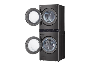 Lg WKGX201HBA Single Unit Front Load LG WashTower™ with Center Control™ 4.5 cu. ft. Washer and 7.4 cu. ft. Gas Dryer