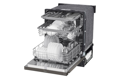 Lg LDFN4542D Front Control Dishwasher with QuadWash™ and 3rd Rack