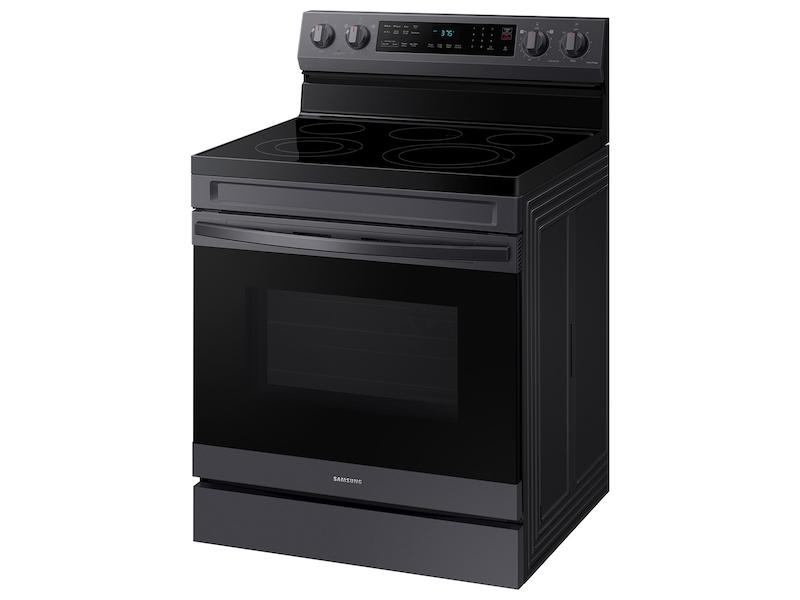 Samsung NE63A6511SG 6.3 cu.ft.Smart Freestanding Electric Range with No-Preheat Air Fry & Convection in Black Stainless Steel