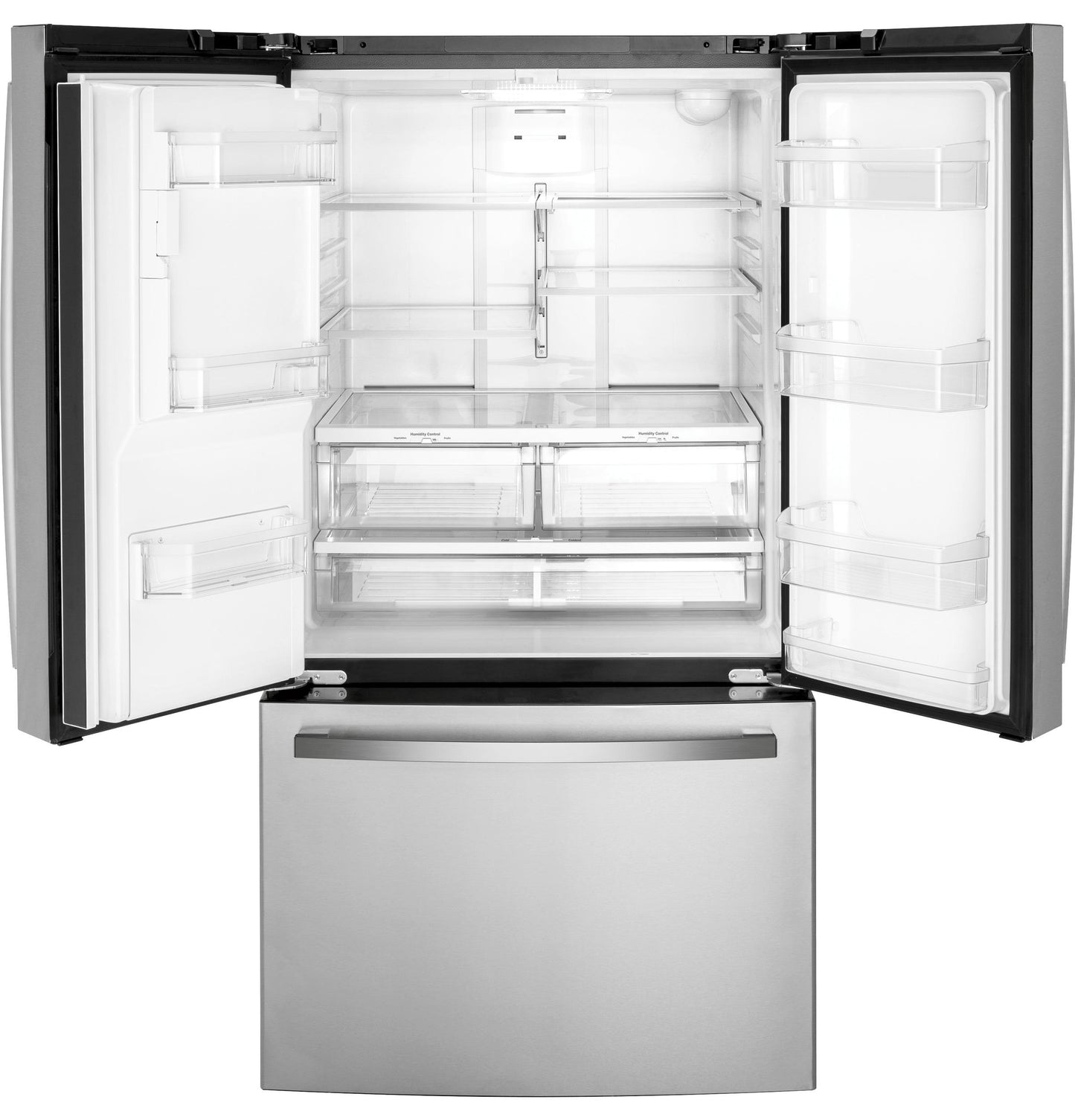 GFE26JYMFS GE ENERGY STAR 25.7 Cu. Ft. Fingerprint Resistant French-Door Refrigerator