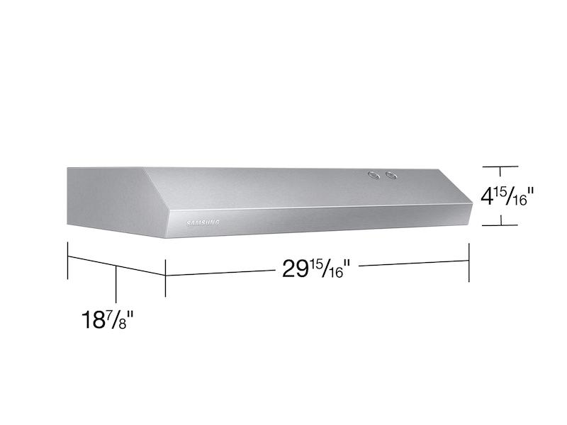 Samsung NK30B3000US 30" Under Cabinet Hood in Stainless Steel