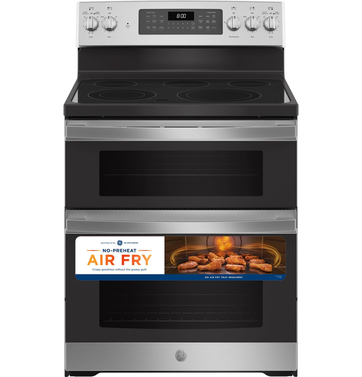 JBS86SPSS GE 30" Free-Standing Electric Double Oven Convection Range