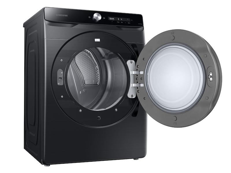 7.5 cu. ft. Smart Dial Electric Dryer with Super Speed Dry in Brushed Black