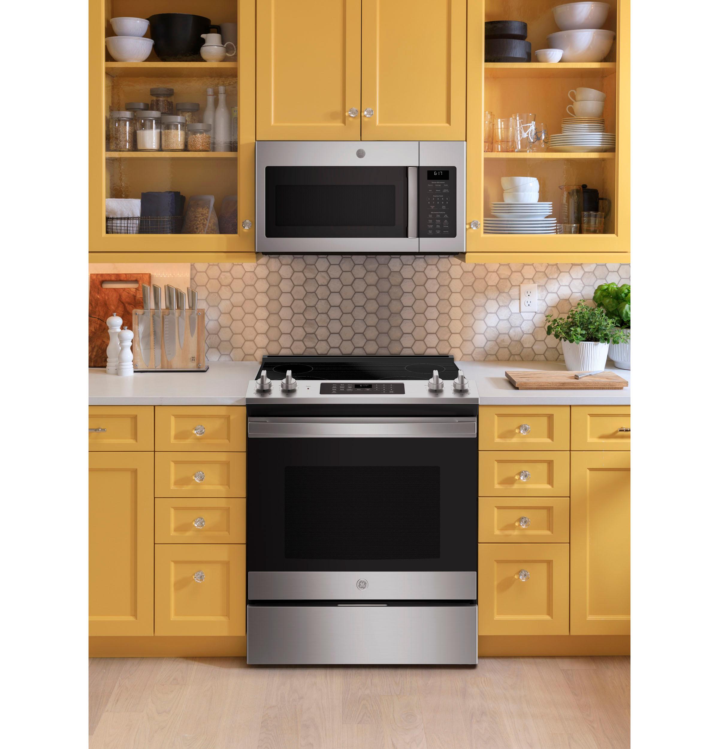 GE® 30" Slide-In Electric Range