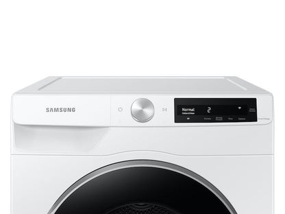 Samsung DV25B6900HW 4.0 cu. ft. Heat Pump Dryer with AI Smart Dial and Wi-Fi Connectivity in White