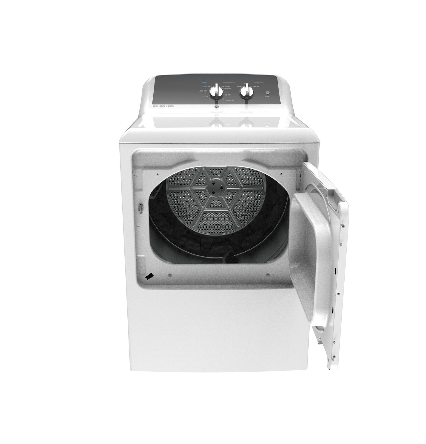GTX52EASPWB GE 6.2 cu. ft. Capacity Electric Dryer with Up To 120 ft. Venting and 5-yr Limited Warranty