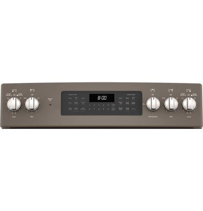 GE® 30" Free-Standing Electric Double Oven Convection Range