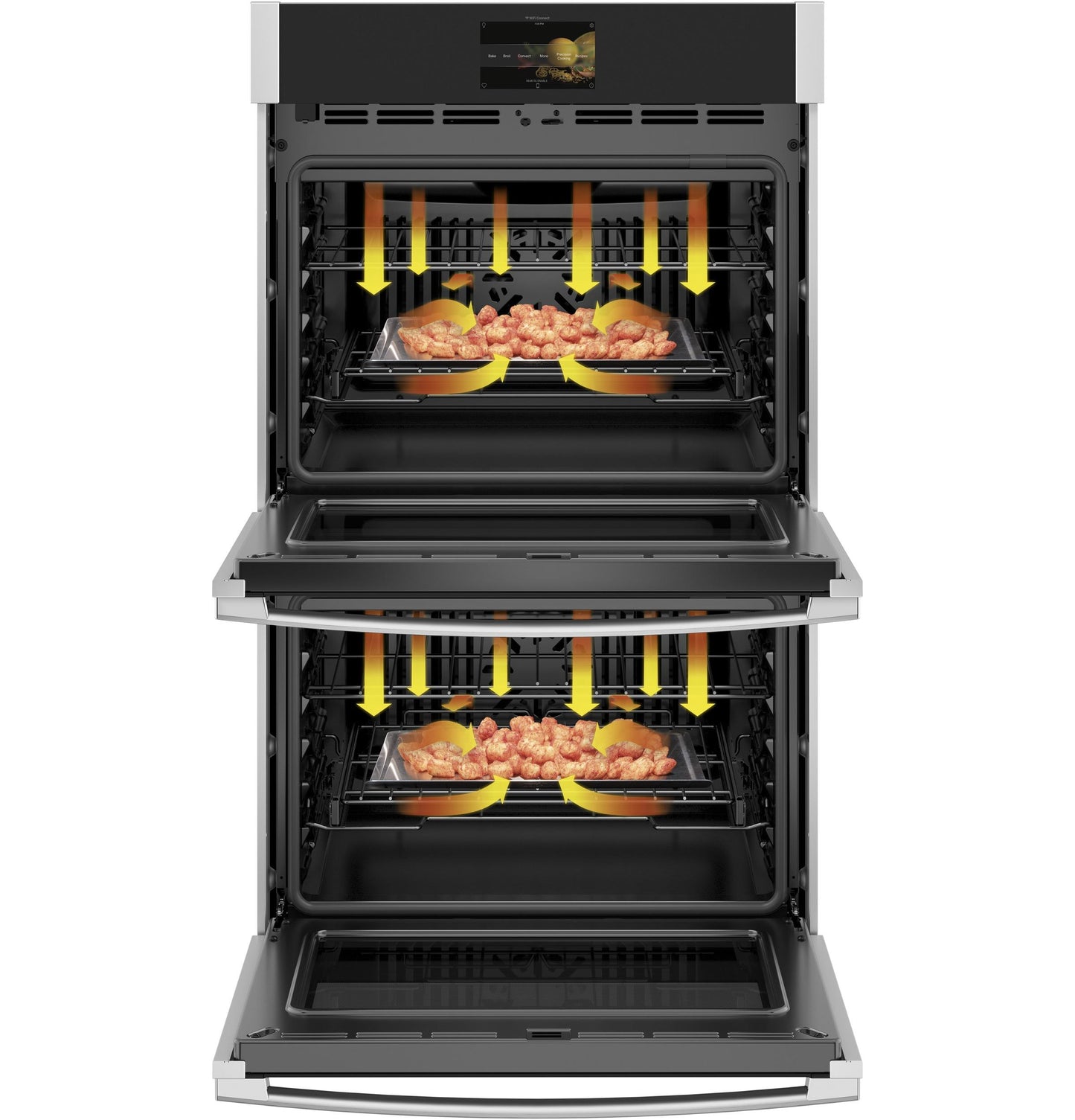 PTD9000SNSS GE Profile™ 30" Smart Built-In Convection Double Wall Oven with In-Oven Camera and No Preheat Air Fry