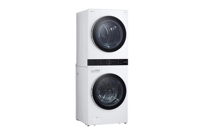 Lg WKEX200HWA Single Unit Front Load LG WashTower™ with Center Control™ 4.5 cu. ft. Washer and 7.4 cu. ft. Electric Dryer
