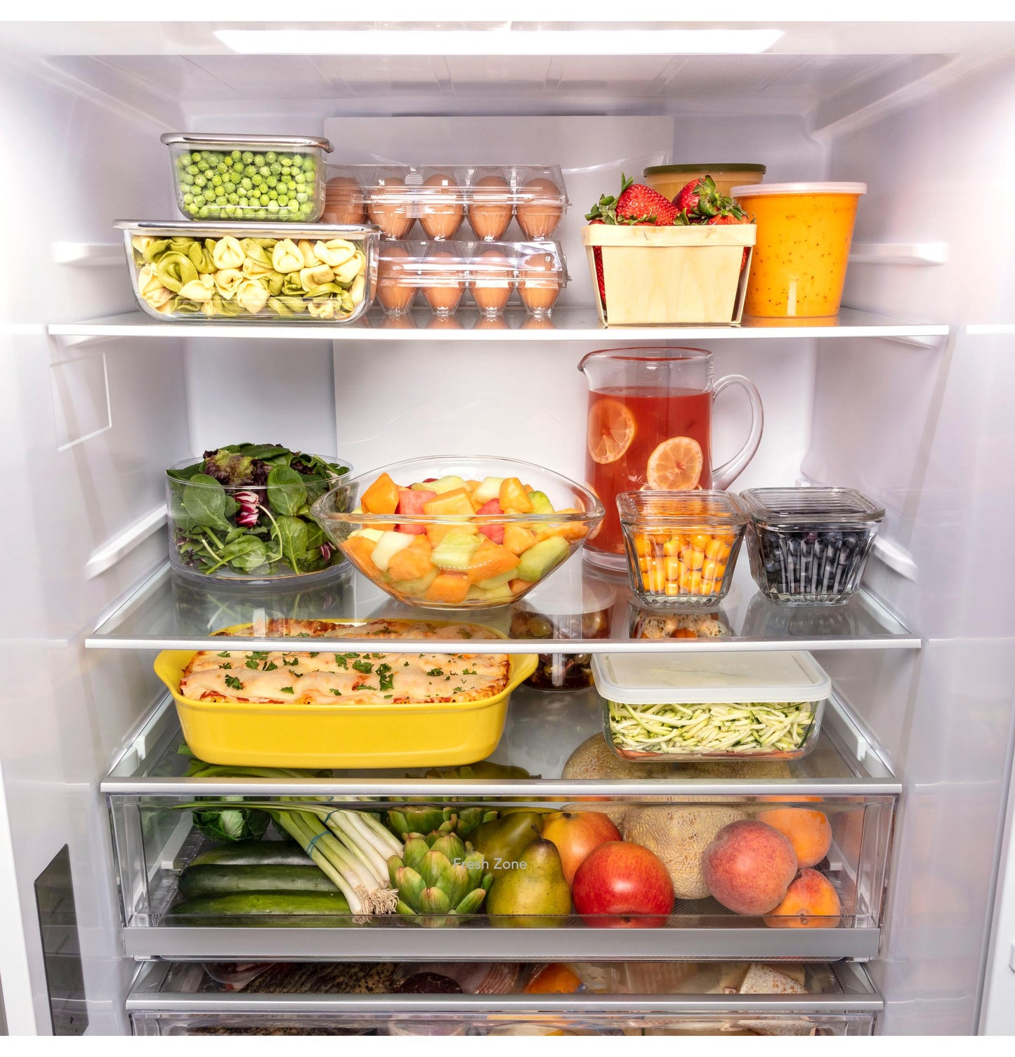 GBE17HYRFS GE® ENERGY STAR® 17.7 Cu. Ft. Counter-Depth Bottom-Freezer Refrigerator