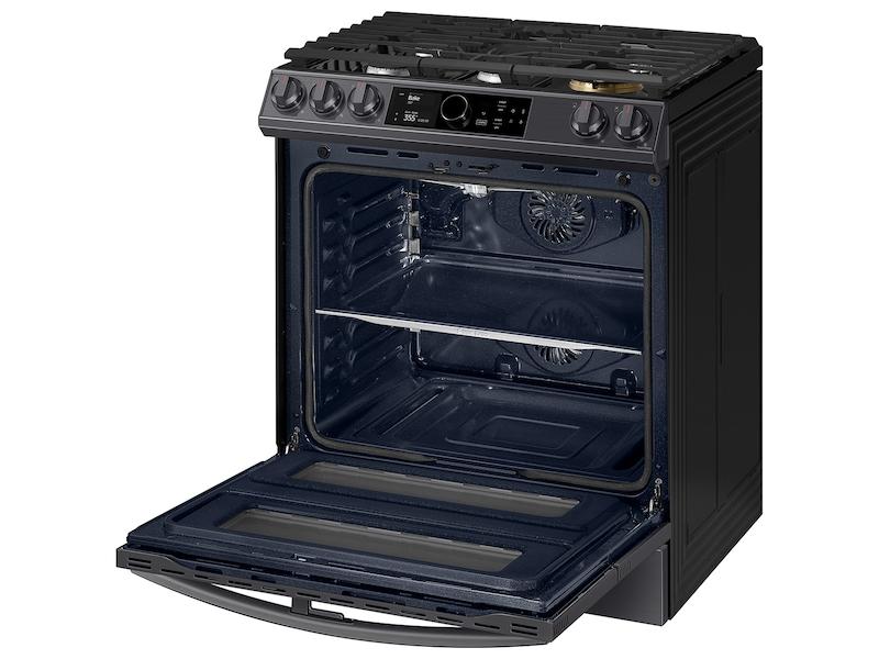 Samsung 6.0 cu ft. Smart Slide-in Gas Range with Flex Duo™, Smart Dial