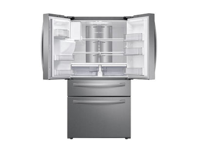 22 cu. ft. 4-Door French Door, Counter Depth Refrigerator with 21.5" Touch Screen Family Hub™ in Stainless Steel