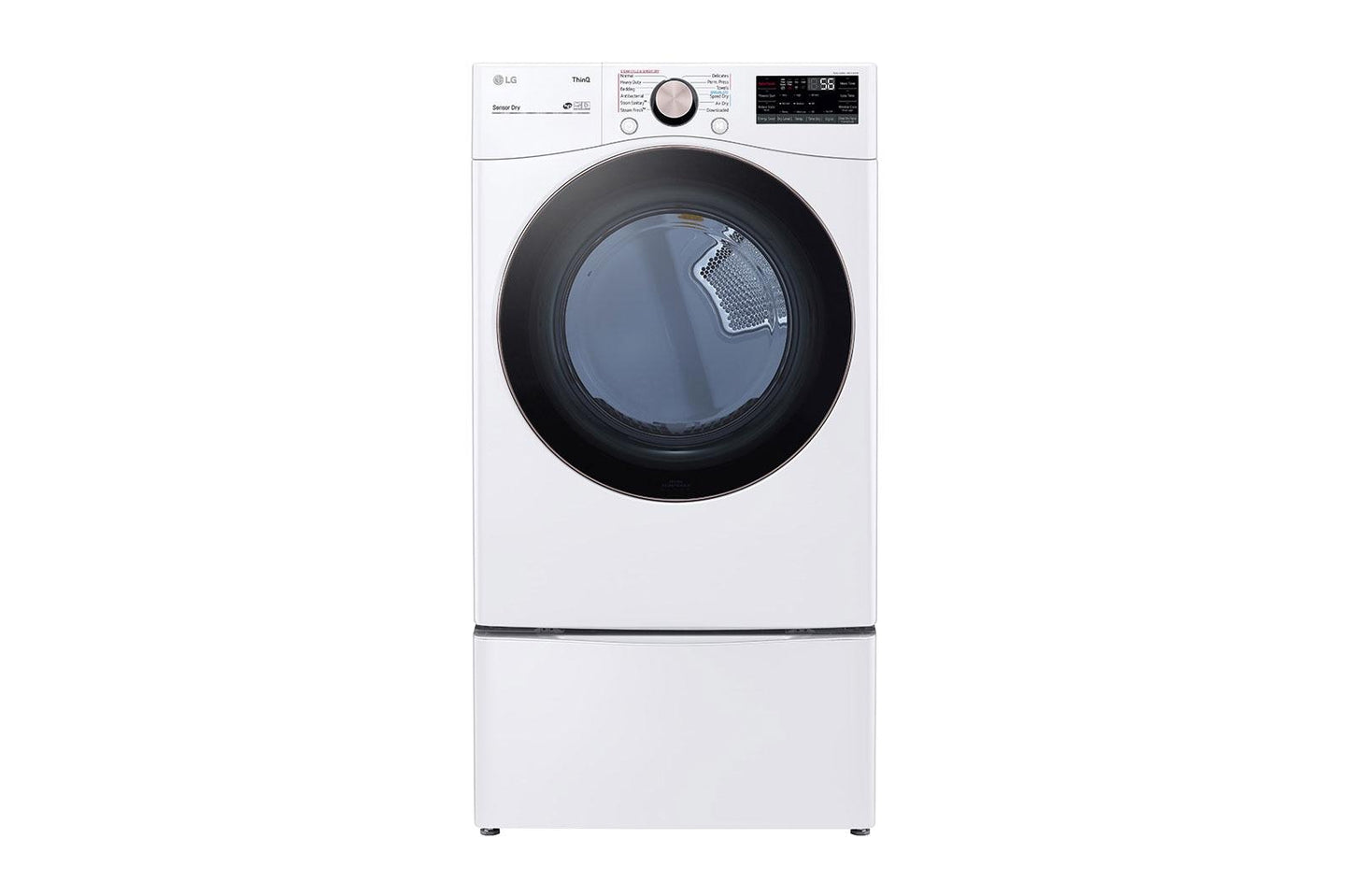 Lg DLGX4001W 7.4 cu. ft. Large Capacity Front Load Gas Dryer - White