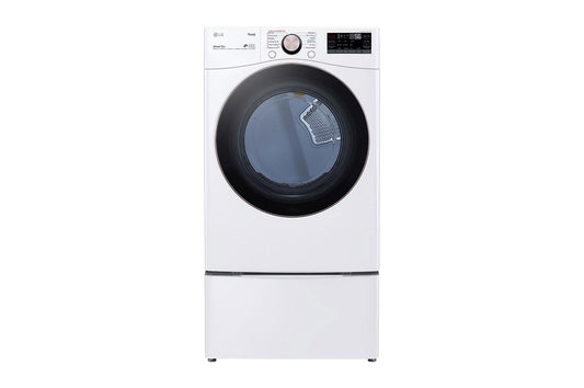 Lg DLGX4001W 7.4 cu. ft. Large Capacity Front Load Gas Dryer - White