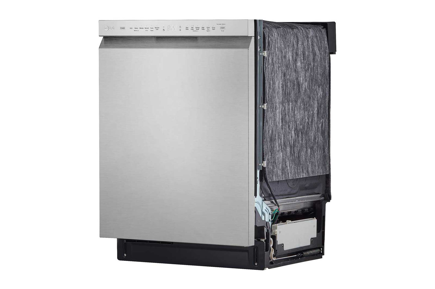 Lg LDFN4542S 24 Inch Wide QuadWash™ Front Control Dishwasher - Stainless Steel