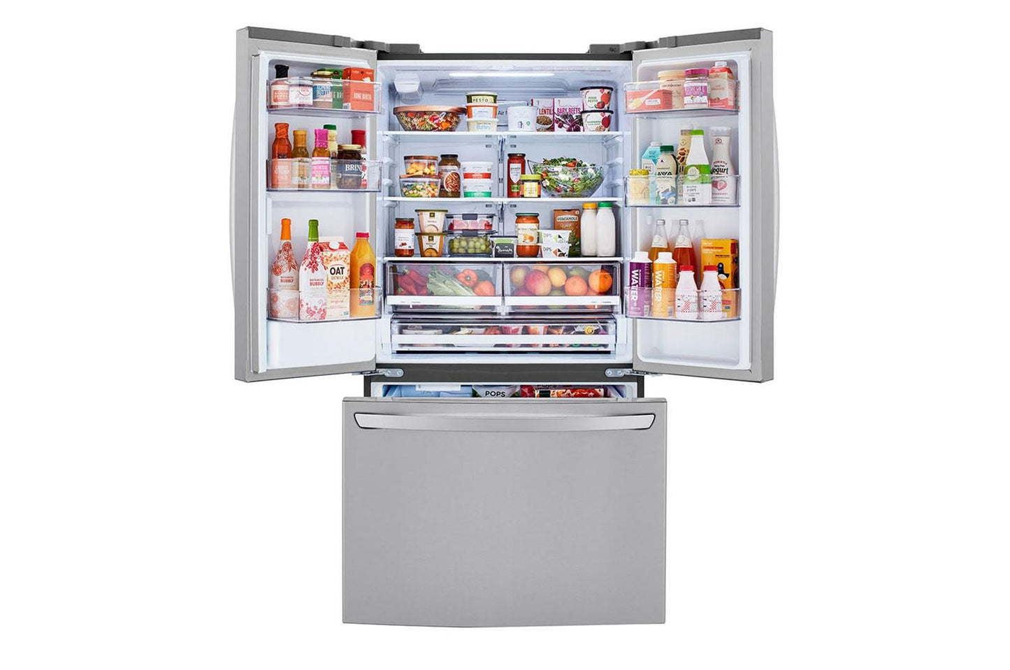 Lg 29 cu ft. French Door Refrigerator with Slim Design Water Dispenser