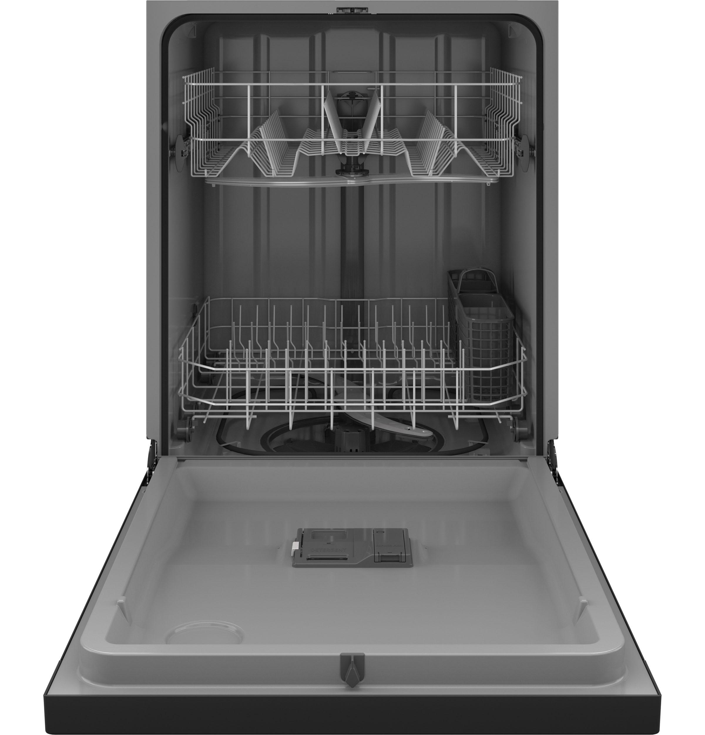 GE® ENERGY STAR® Dishwasher with Front Controls